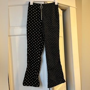 True IMG. Size small. Flare pants with star pattern.